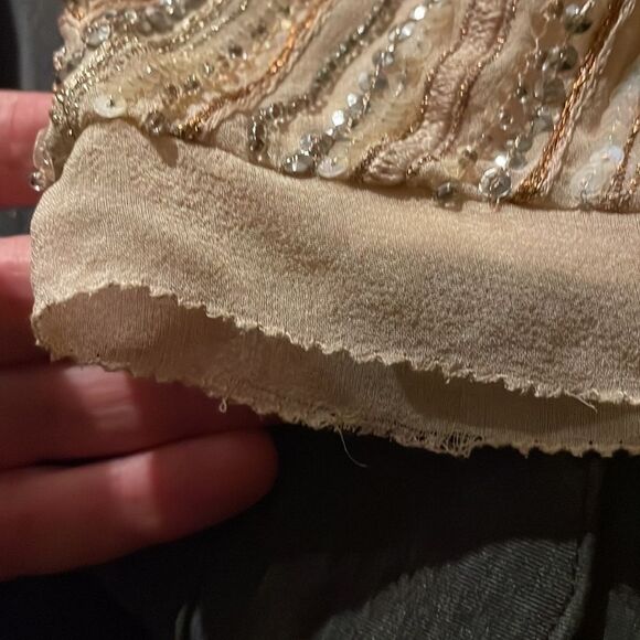 Haute Hippie Silk Beaded Mini Skirt Small - Picture 3 of 3